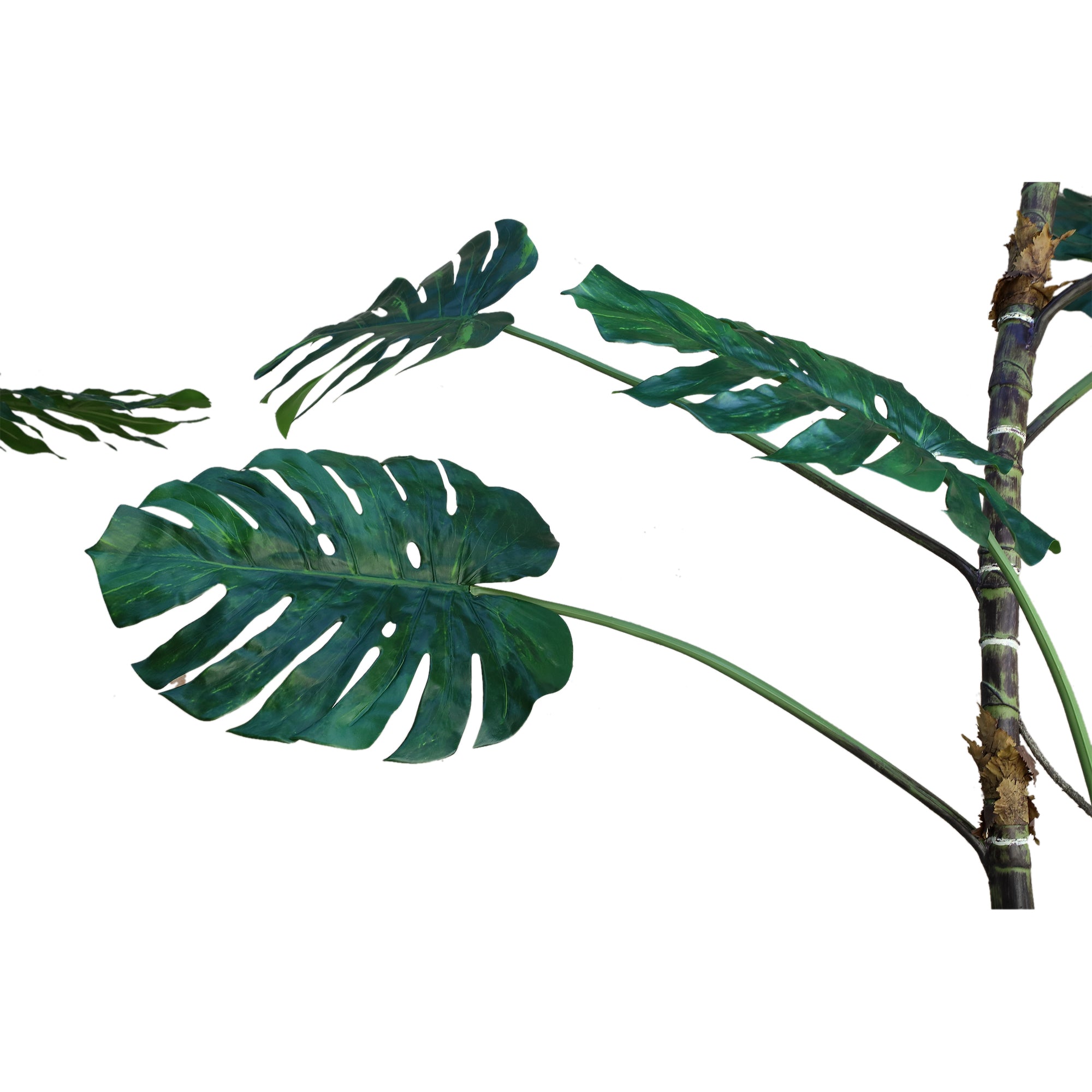 Tree Green monstera leaf plant high S Vert — Plante artificielle — vue 2 | Häus