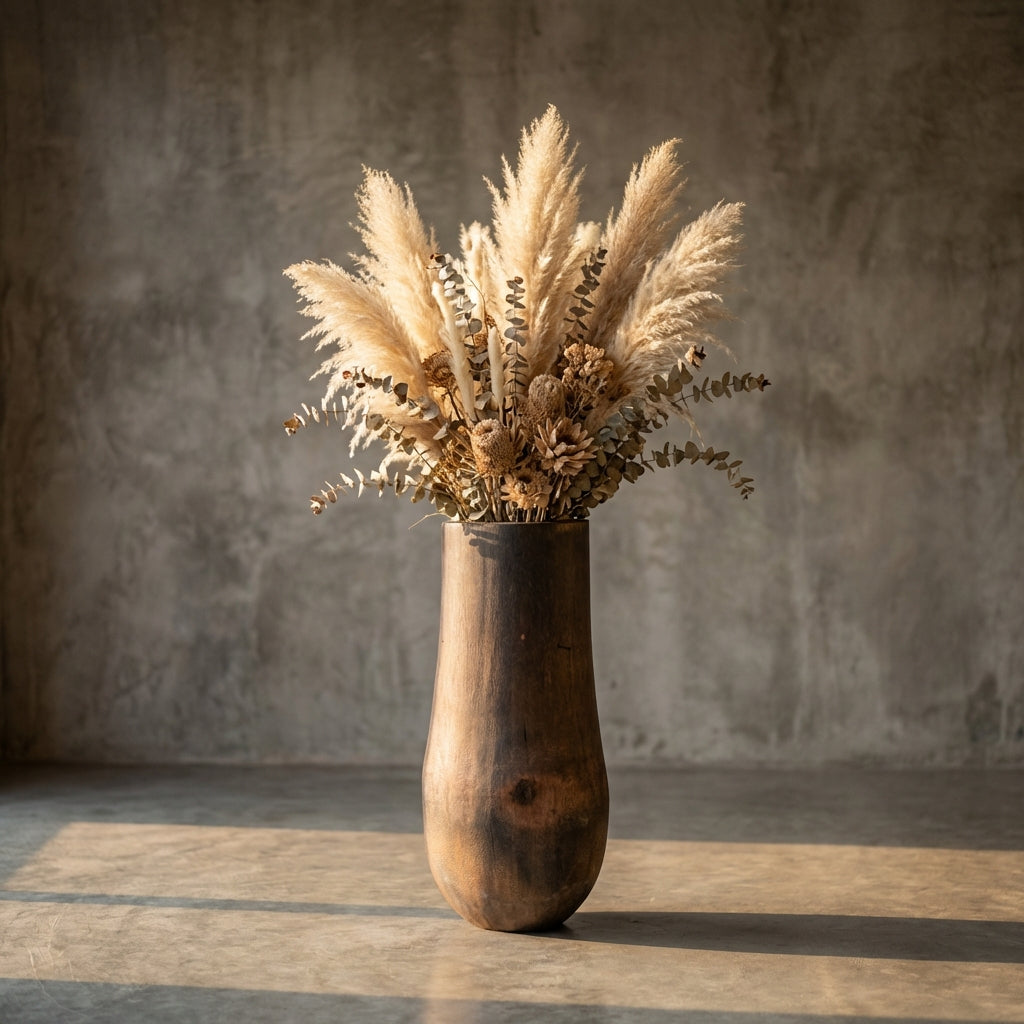 Jamez Pot en bois - L (50x50x120 cm)