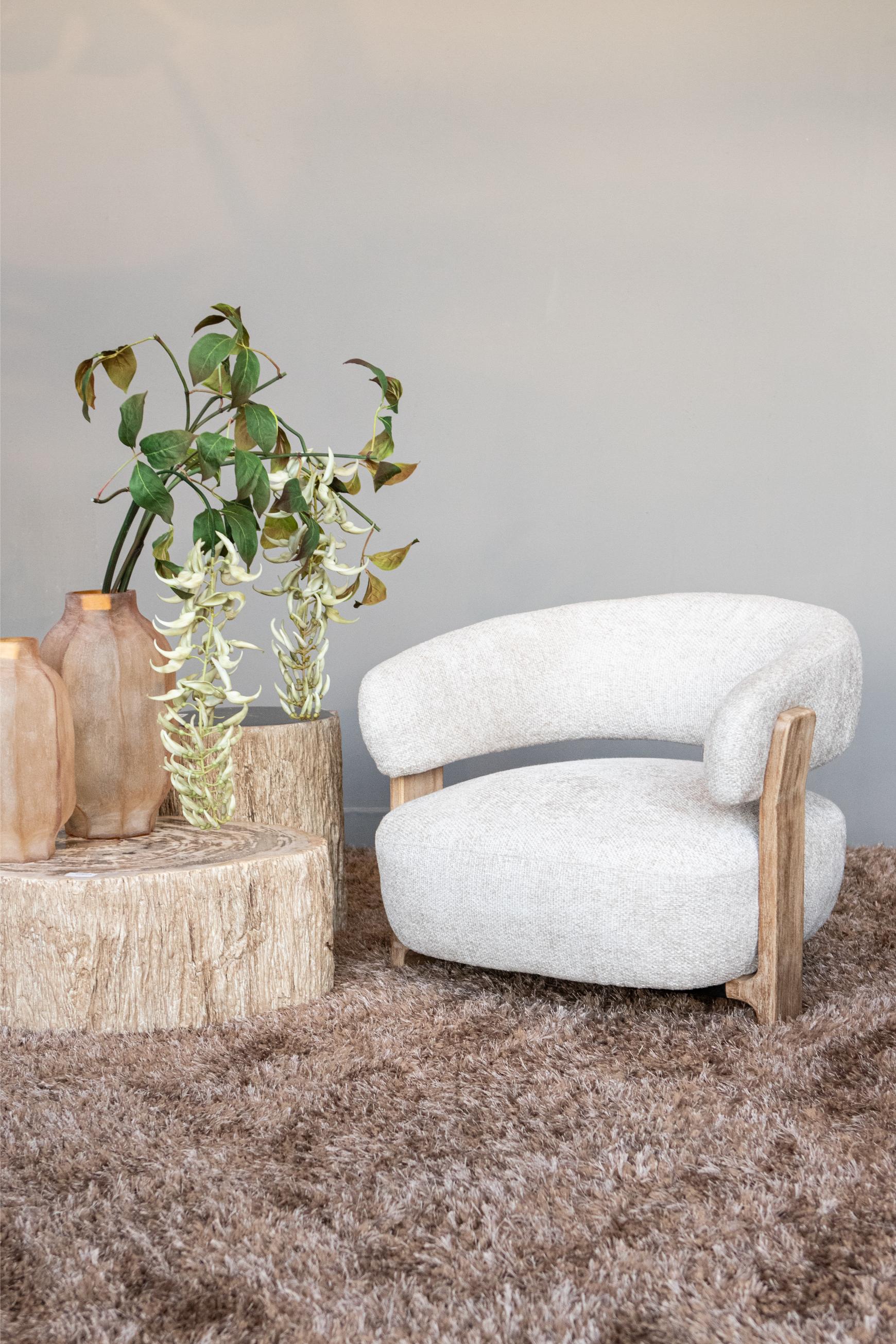 Mire Cream Fauteuil Legacy 15 Dove Rubber wood - Photo 7