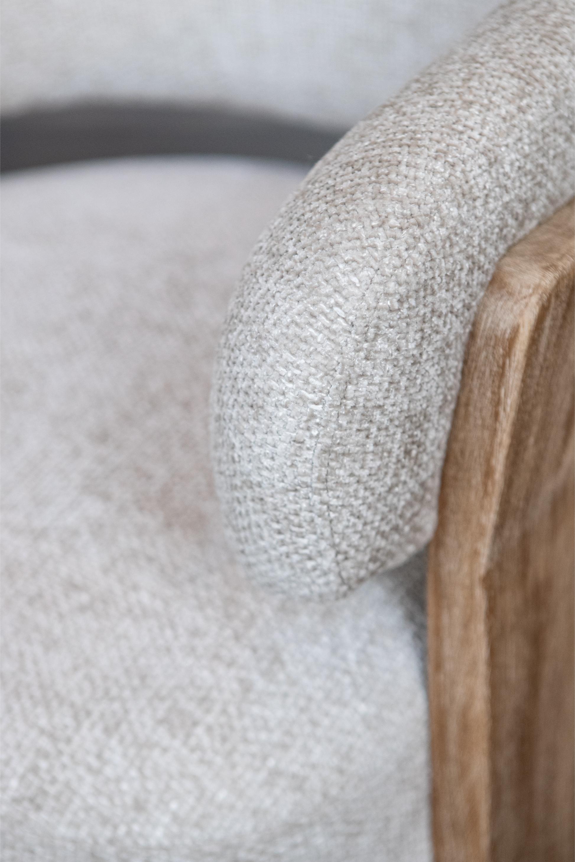 Mire Cream Fauteuil Legacy 15 Dove Rubber wood - Photo 6