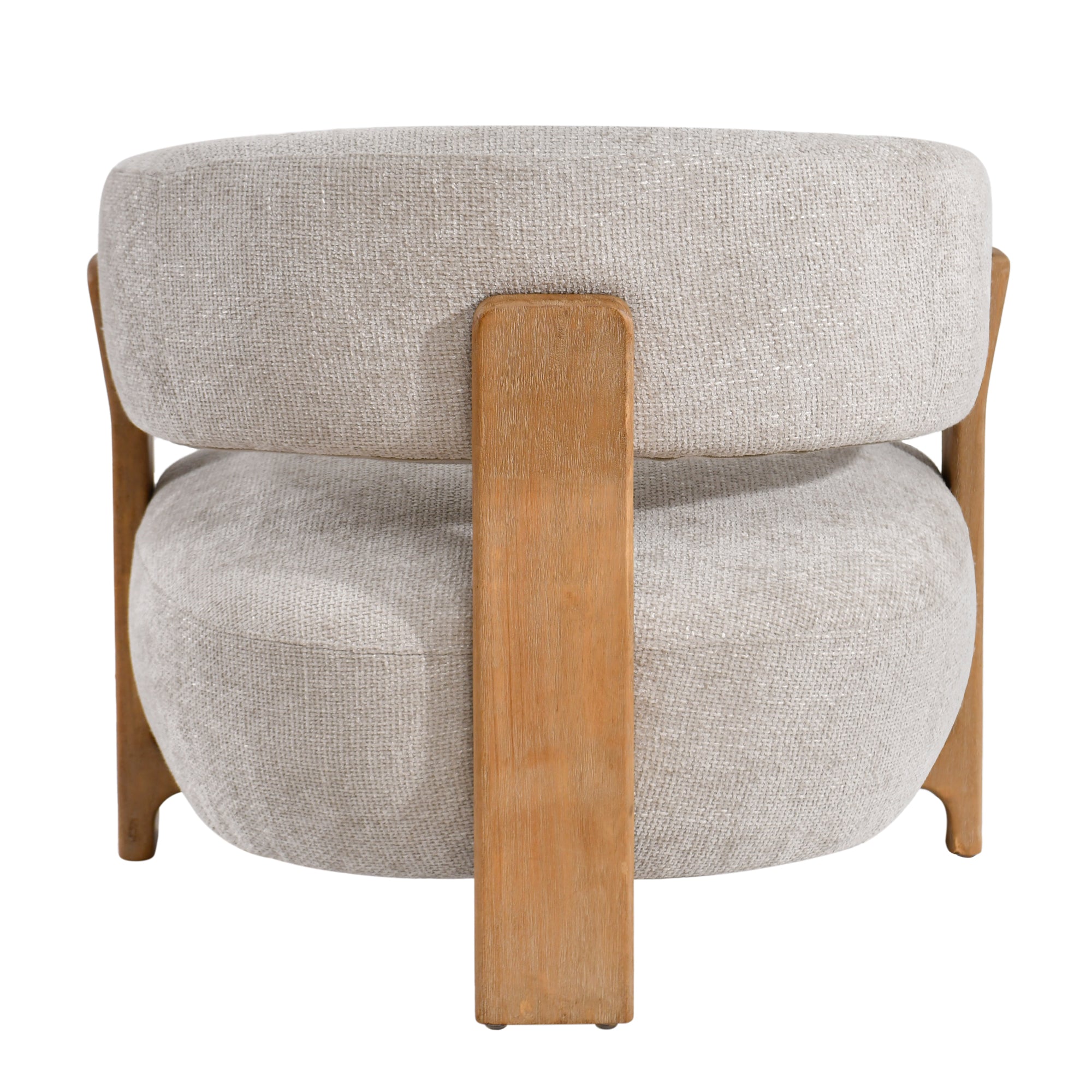 Mire Cream Fauteuil Legacy 15 Dove Rubber wood - Photo 5