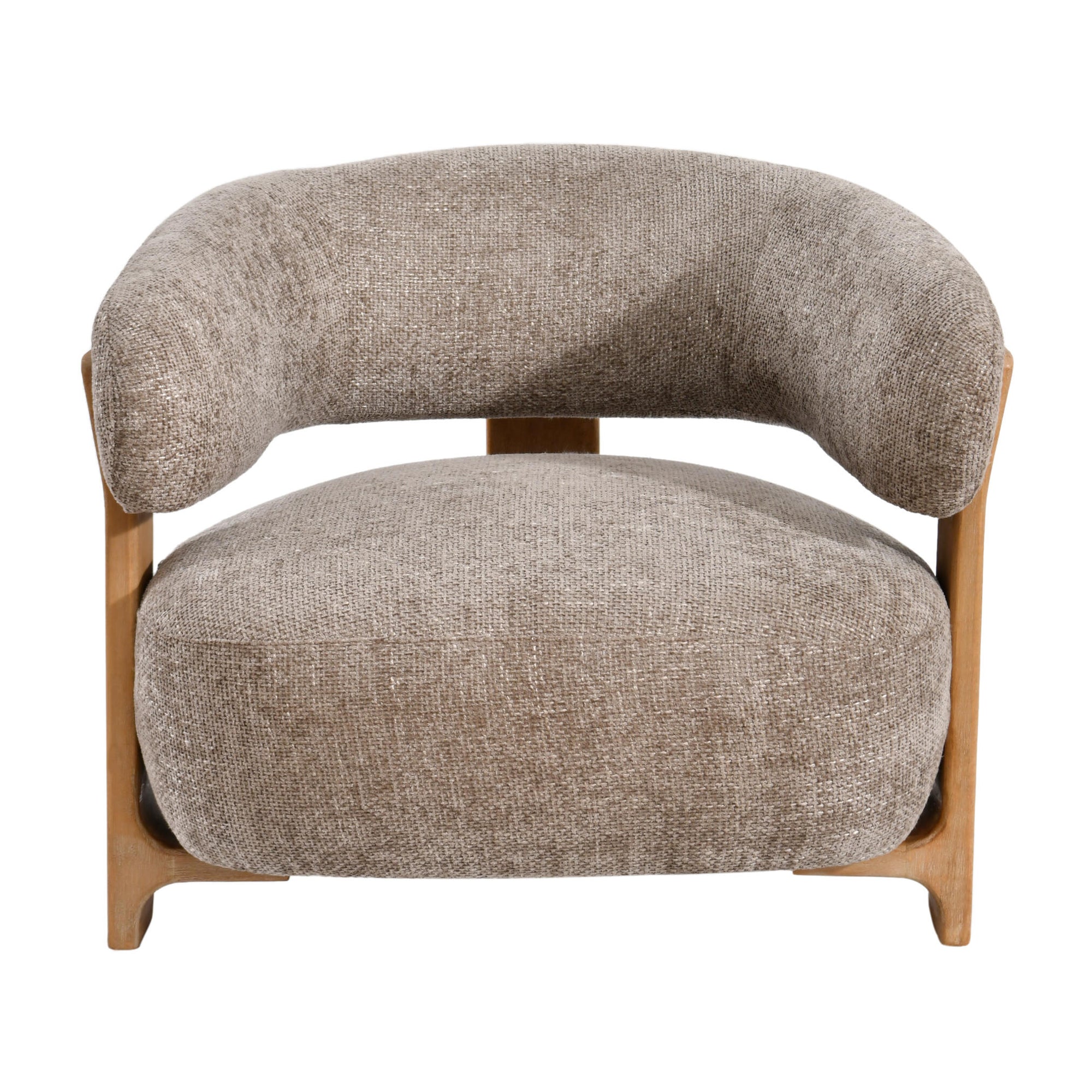 Mire Taupe Fauteuil Legacy 3 Mink Rubber wood - Photo 4