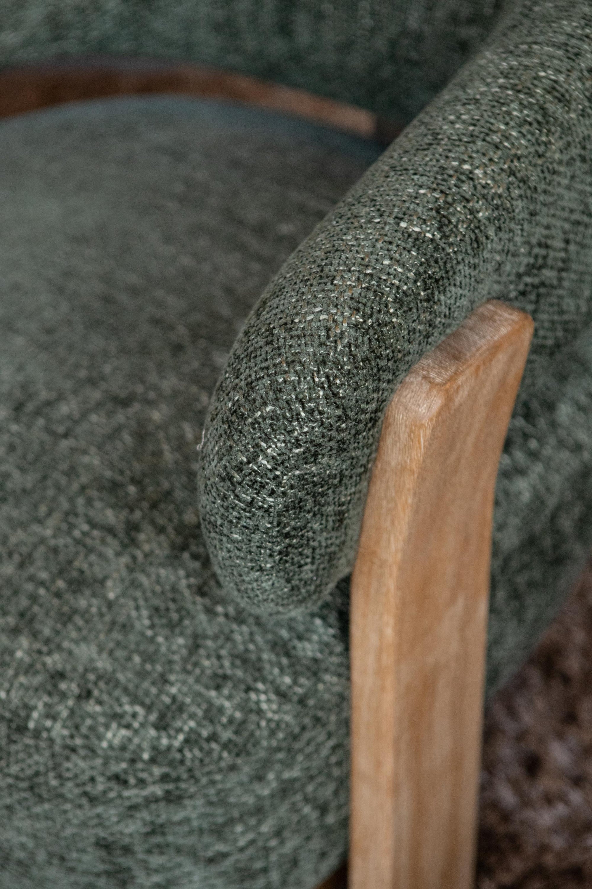 Mire Green Fauteuil Legacy 10 Olive Rubber wood - Photo 4
