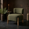 Fauteuil Vale — Vert Olive — Fauteuil design premium | Häus
