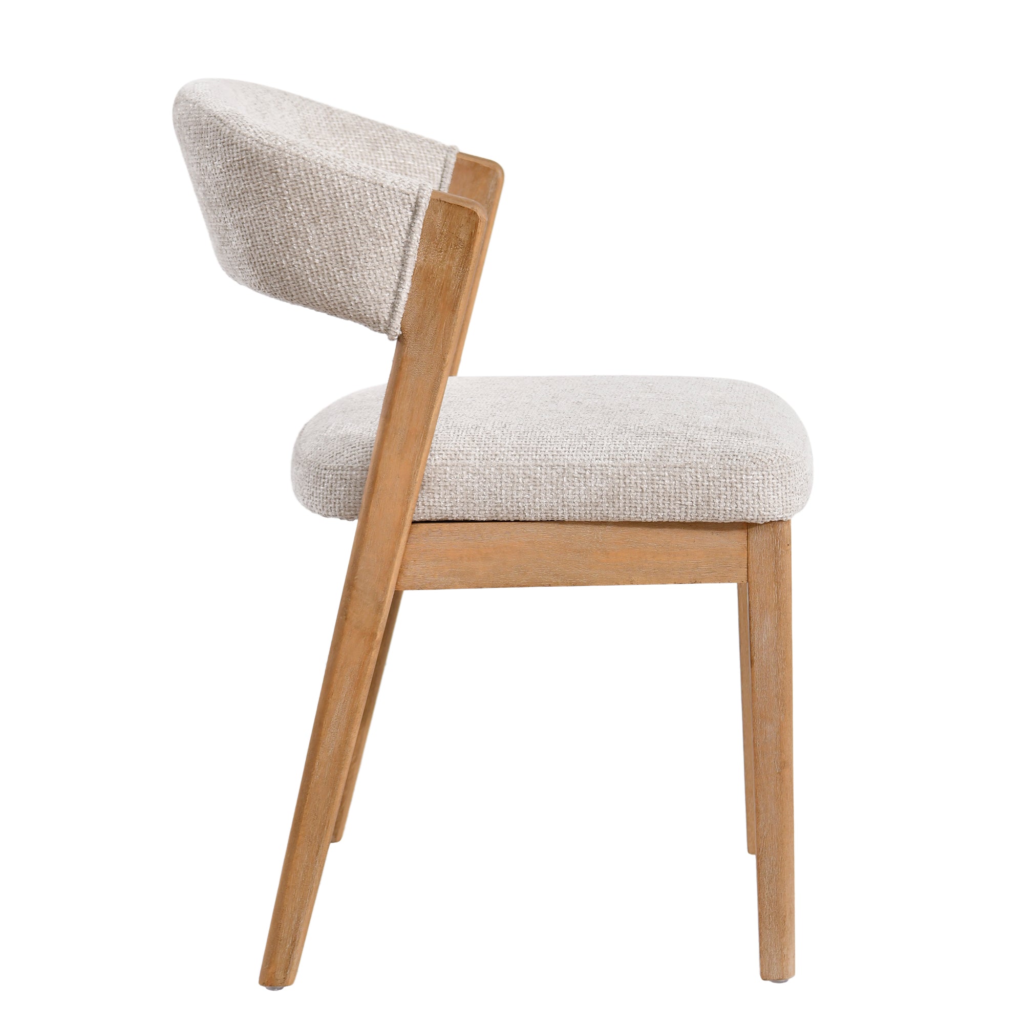 Kael Taupe dining chair Legacy 3 Mink Rubberwood - Photo 2