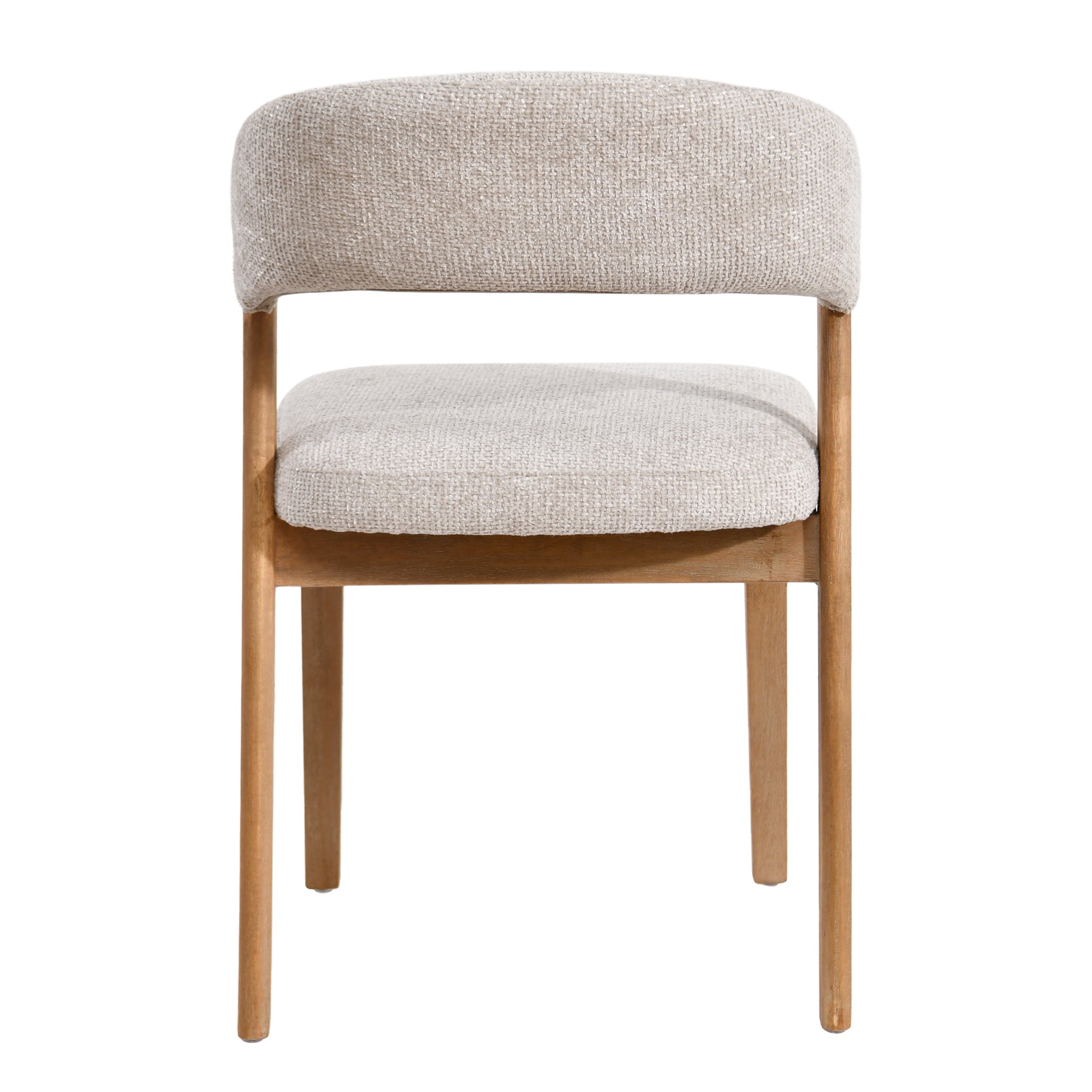 Kael Taupe dining chair Legacy 3 Mink Rubberwood - Photo 3