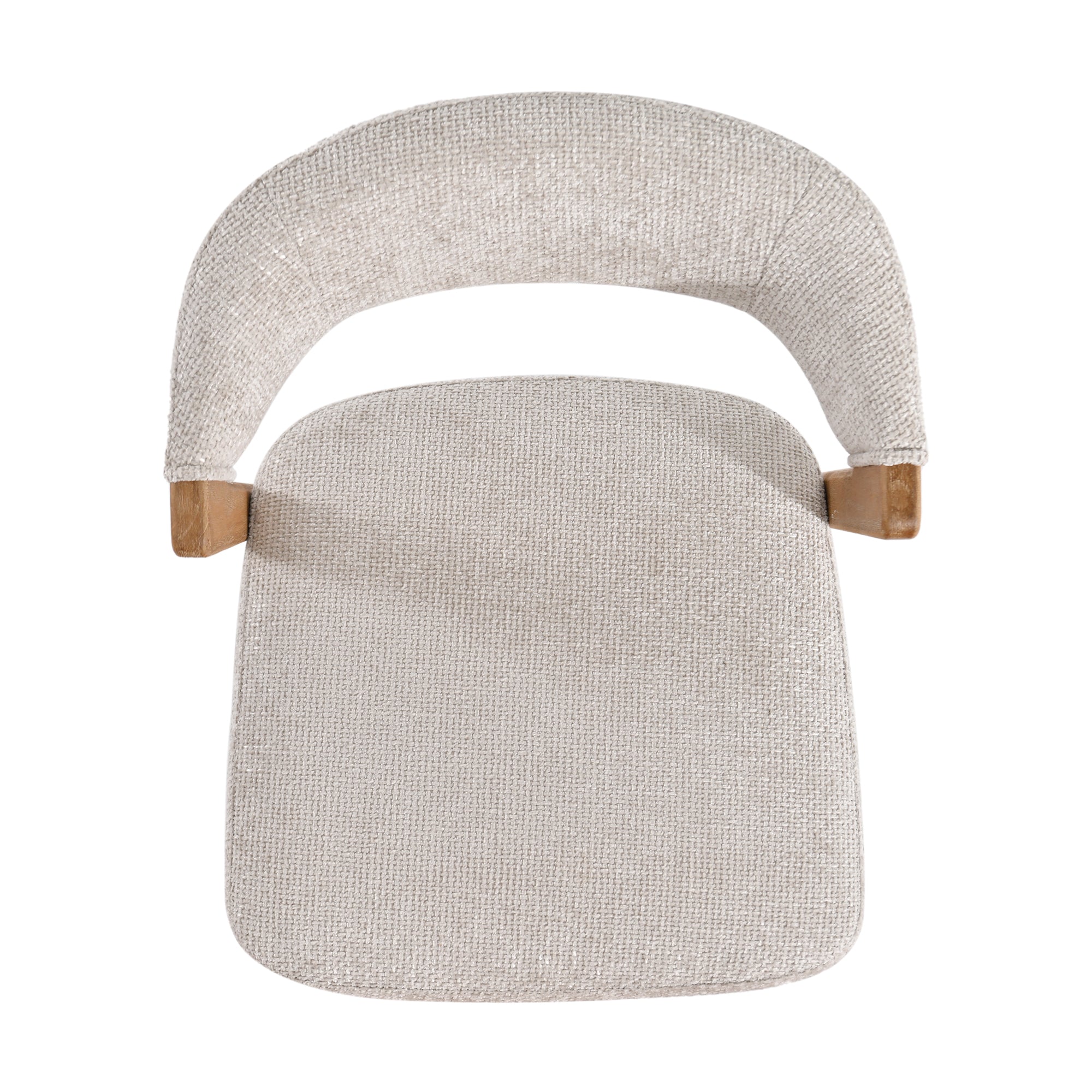 Kael Taupe dining chair Legacy 3 Mink Rubberwood - Photo 5