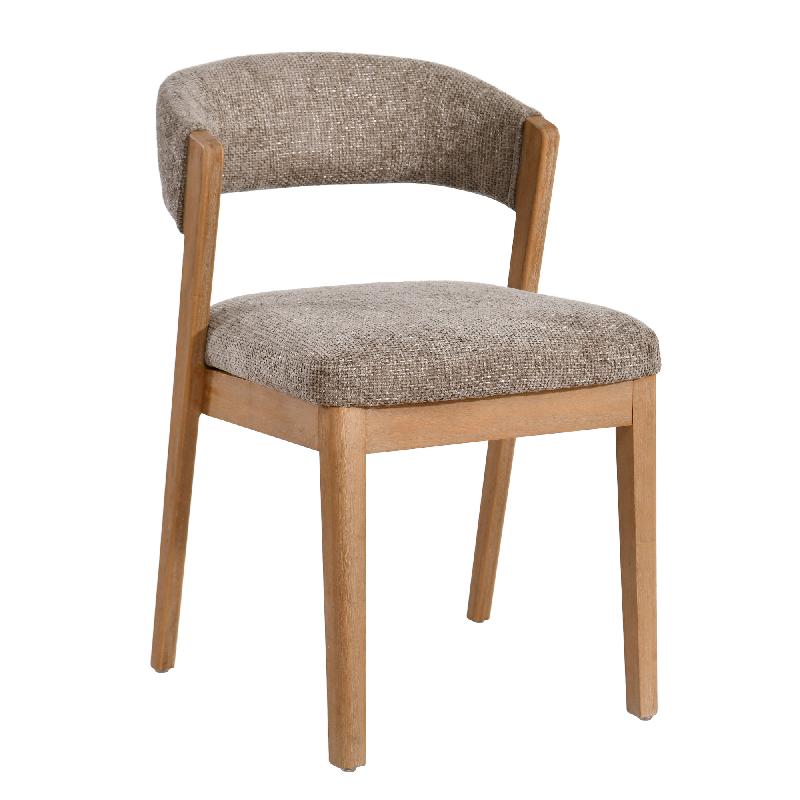 Kael Taupe dining chair Legacy 3 Mink Rubberwood