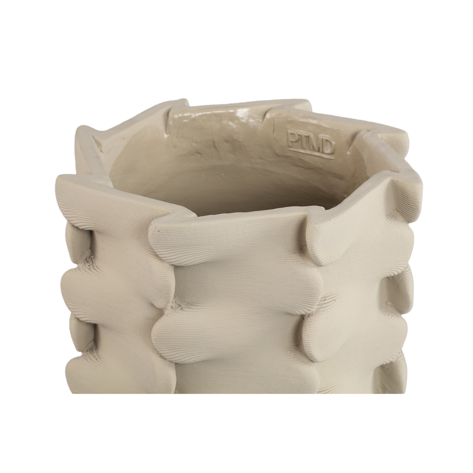 Norma Pot en ciment - Beige