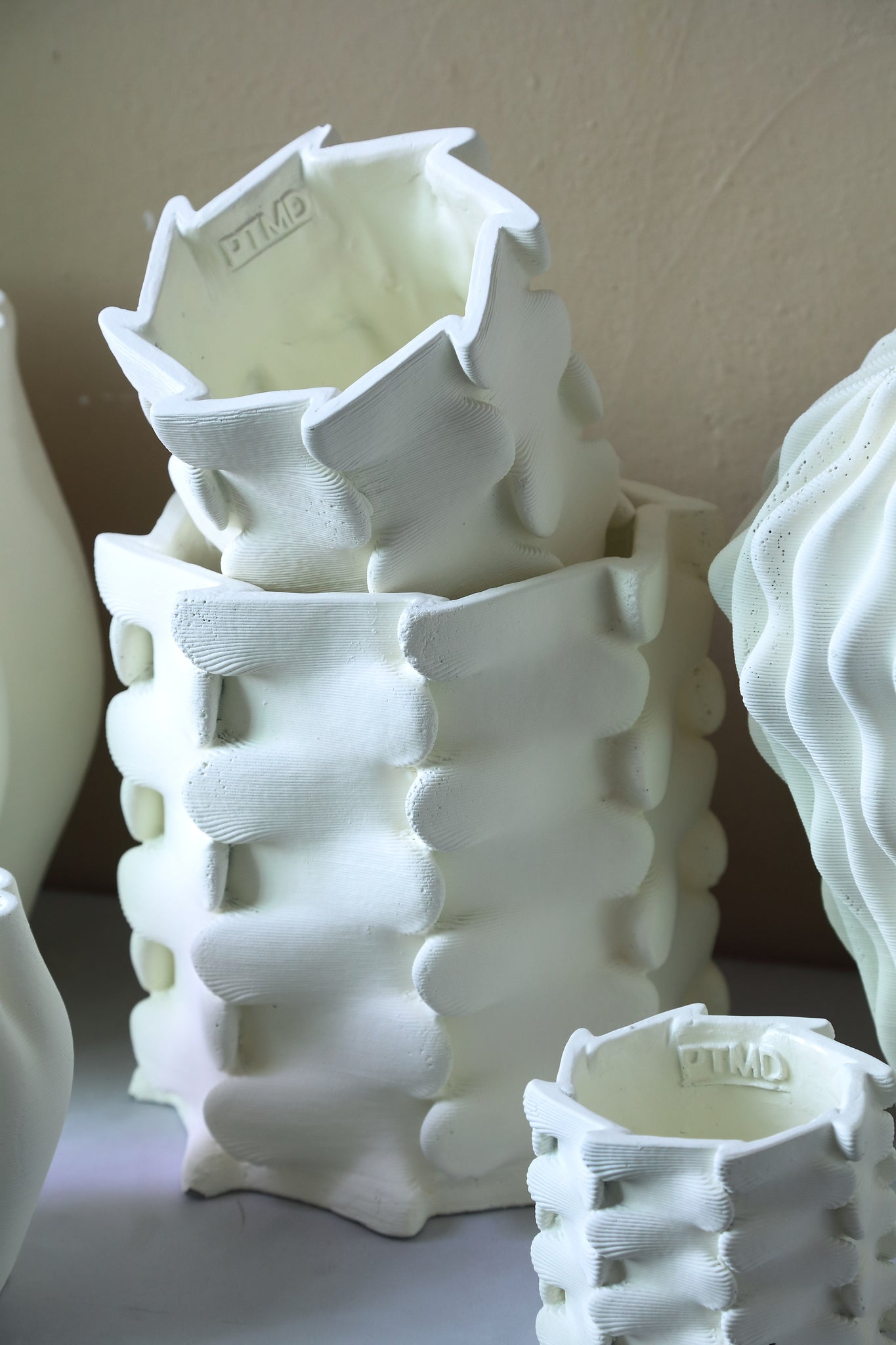 Norma Pot en ciment - White