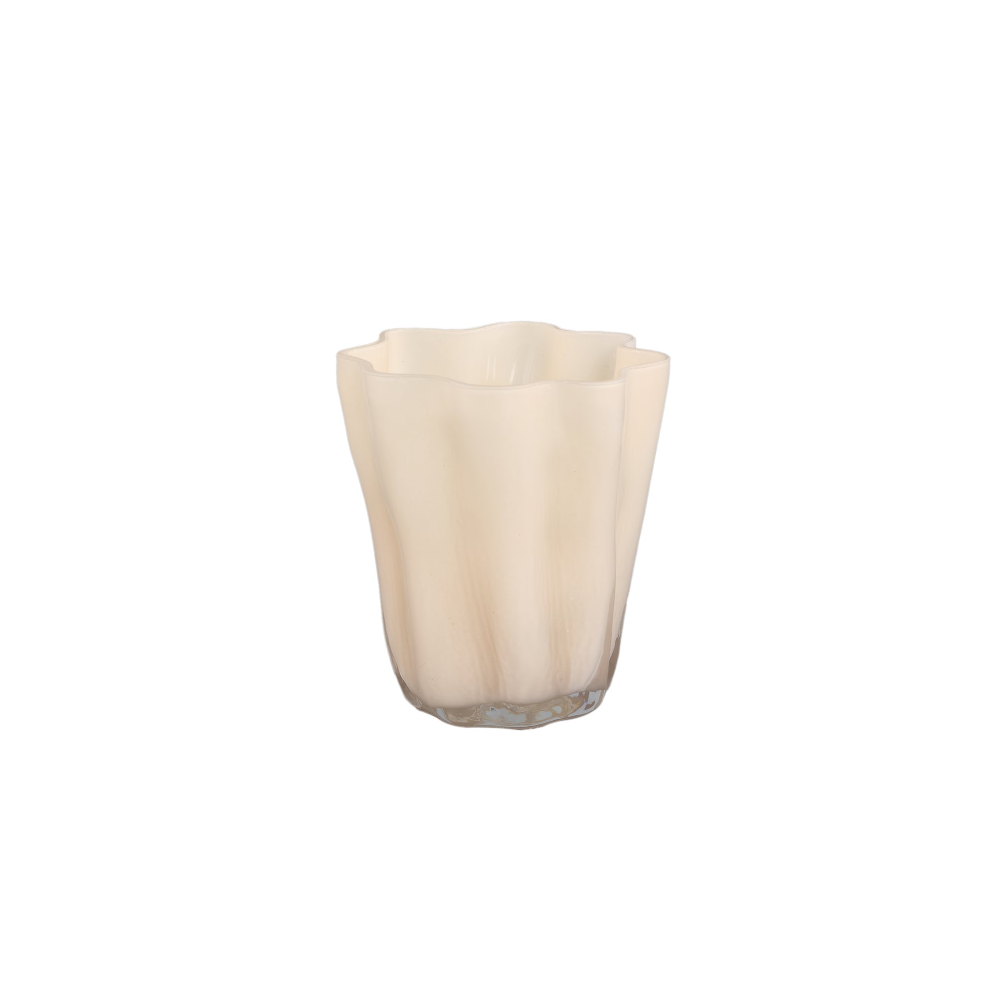 Rilie Photophores en verre - Crème