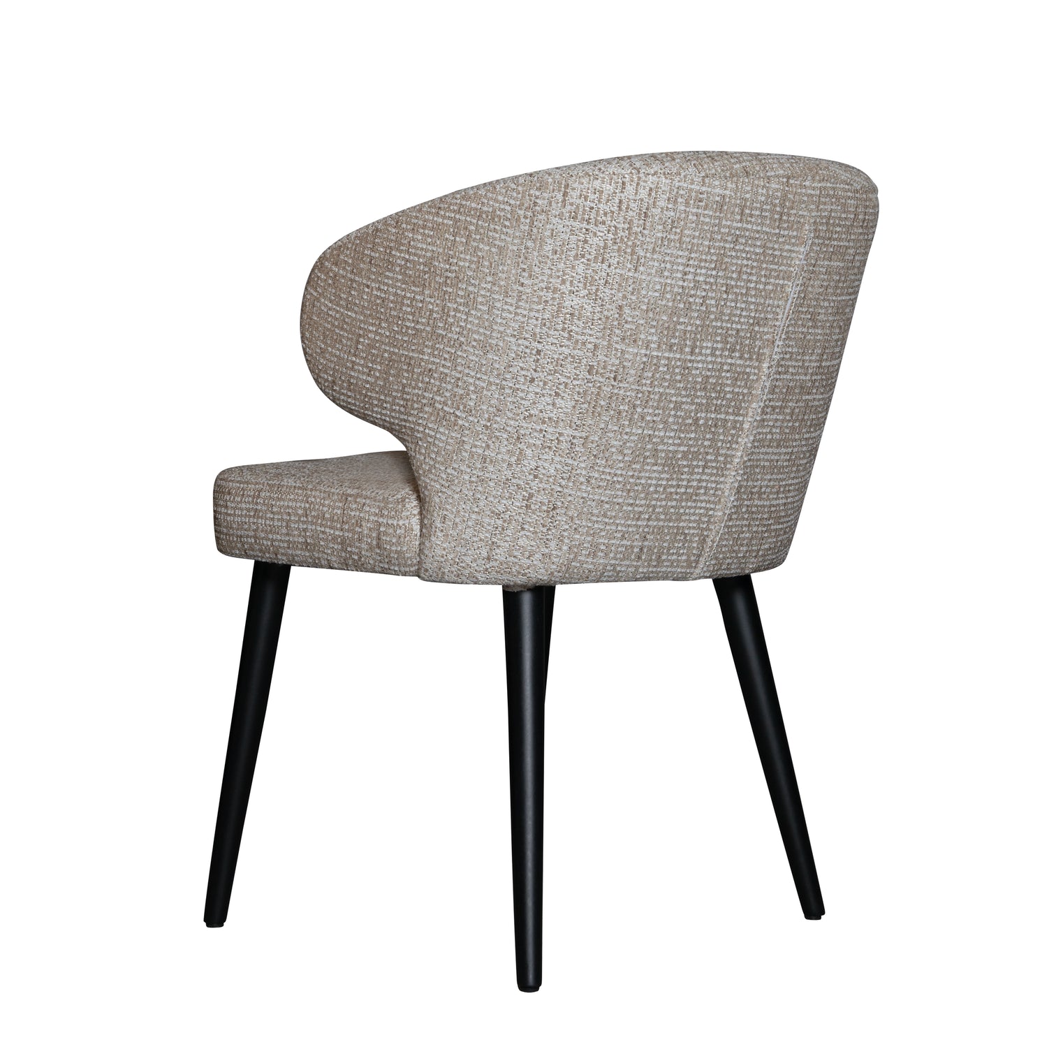 Fiori Beige Mois 04 dining chair black legs - Photo 7