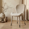 Thor Beige dining chair aphrodite fabric leg