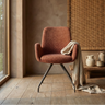 Athena Rust diningchair legacy6 deepterra clay leg