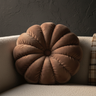 Housse de Coussin Lilymay — Marron Polyester Rond