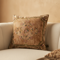 Housse de Coussin Khatie — Marron Coton Carré