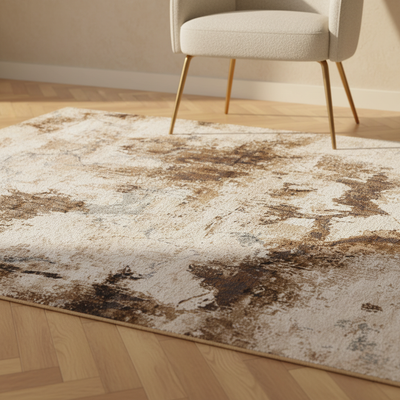 Tapis Mirle — Marron Foncé Rectangulaire S